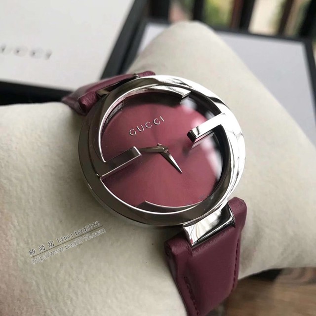 古馳手錶 Gucci原裝瑞士石英機芯雙G表圈Logo女表  gjs1786
